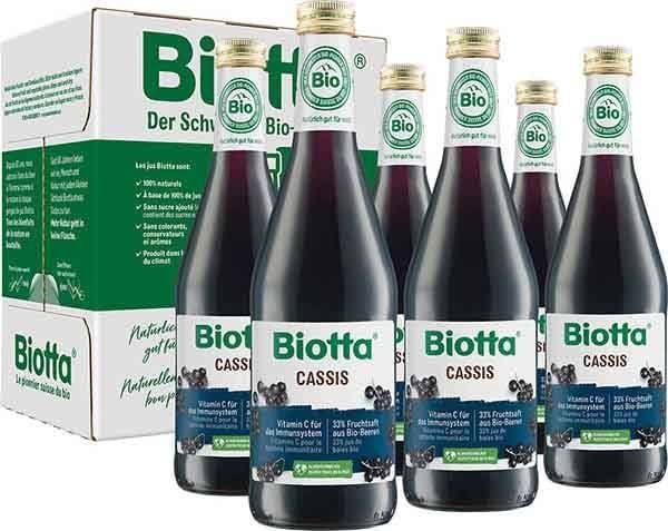 BIOTTA Cassis Biologico 6 fl 5dl