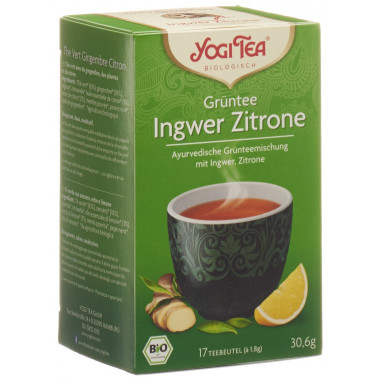 Yogi Tea Tè Verde Zenzero Limone 17 Btl 1,8g
