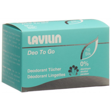 Salviette deodoranti Lavilin confezione da 10 pezzi