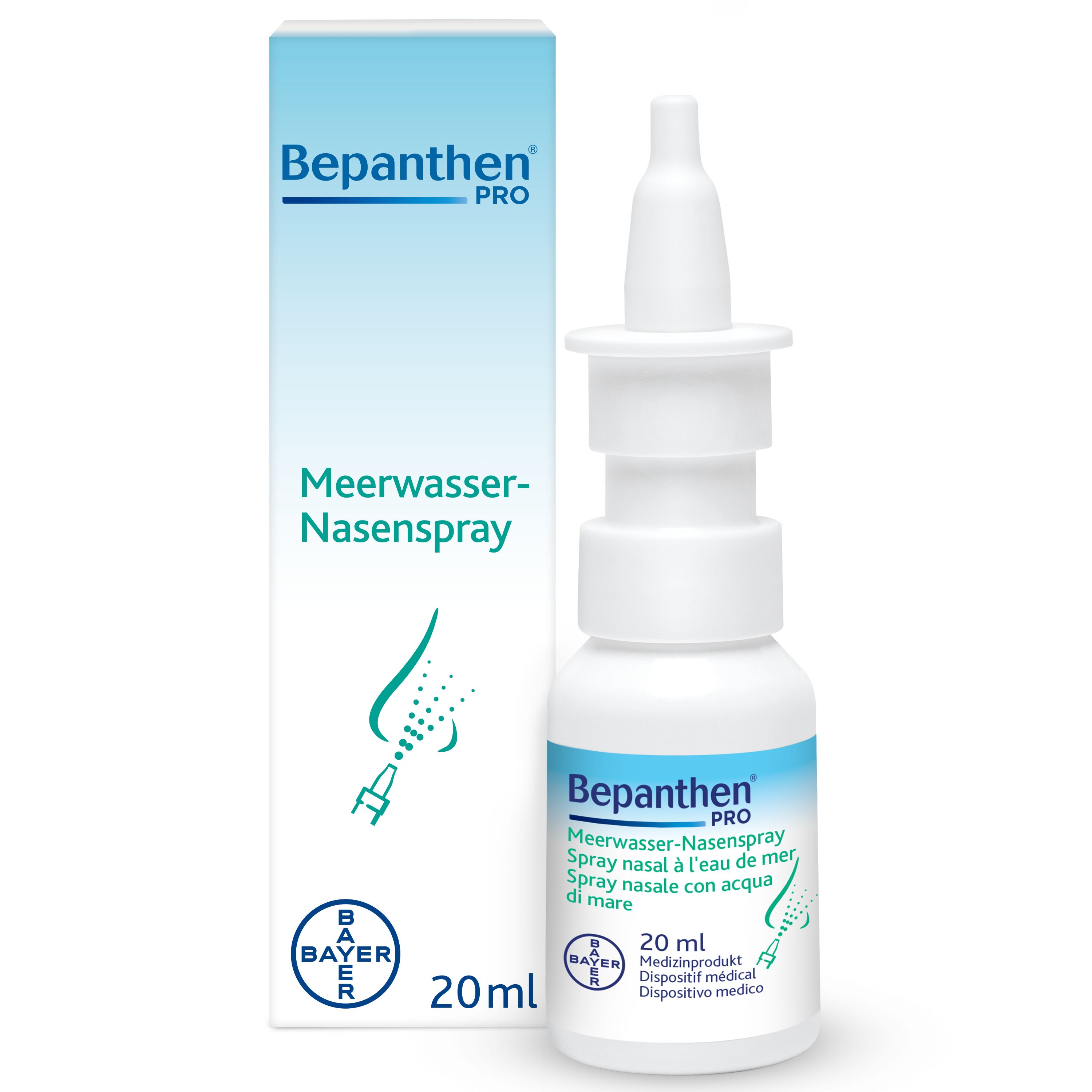 Bepanthen PRO spray nasale all'acqua di mare 20ml