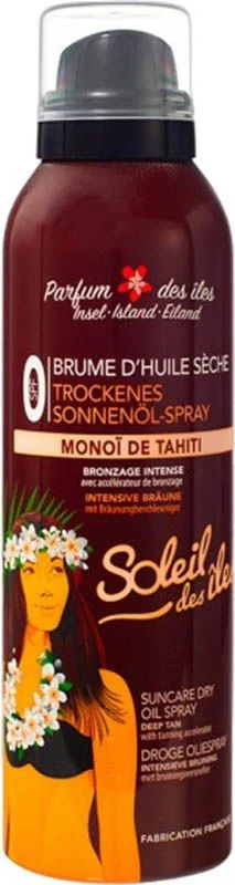 SOLEIL DES ÎLES olio secco nebulizzatore SPF0 200ml