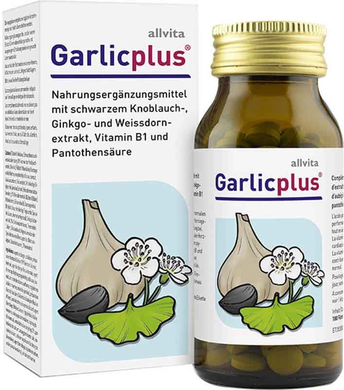 Allvita Garlic plus compresse rivestite con film 180 pezzi