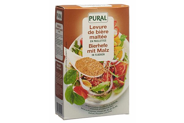 Lievito di birra in scaglie Pural con malto 200g