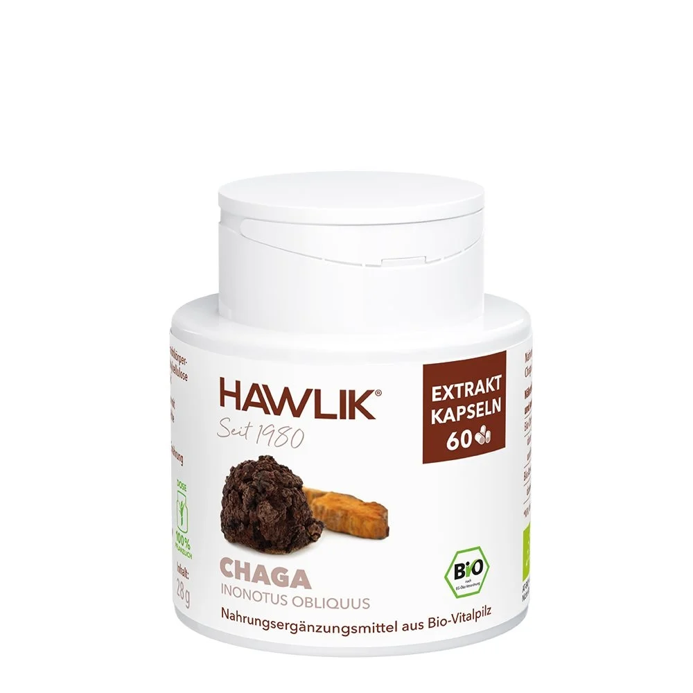 Capsule di estratto di Chaga Hawlik 60 Capsule