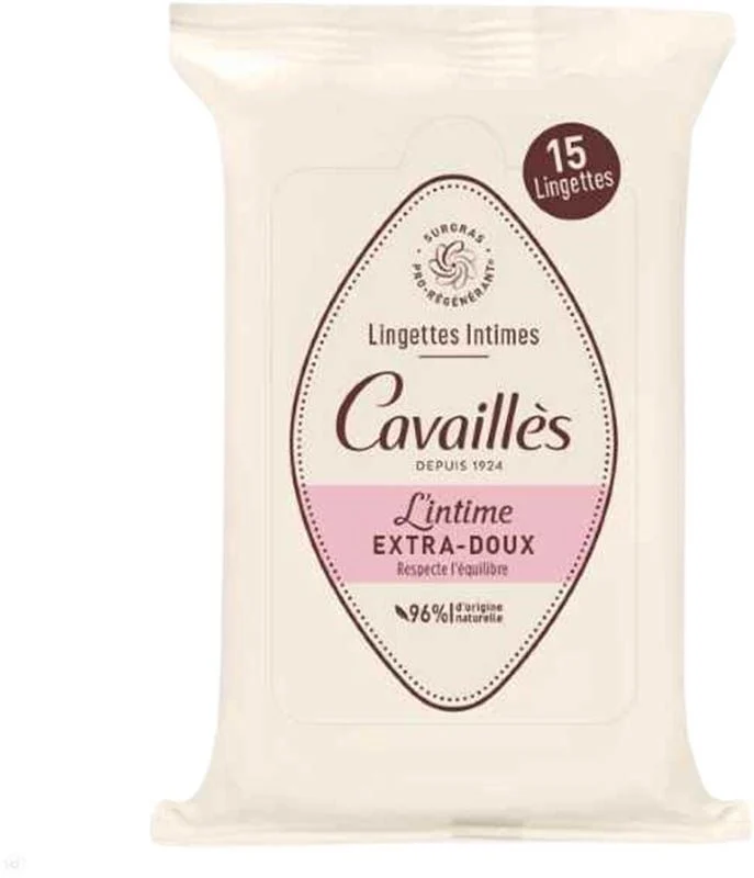 Rogé Cavaillès Salviette intime extra delicate n 15 pezzi