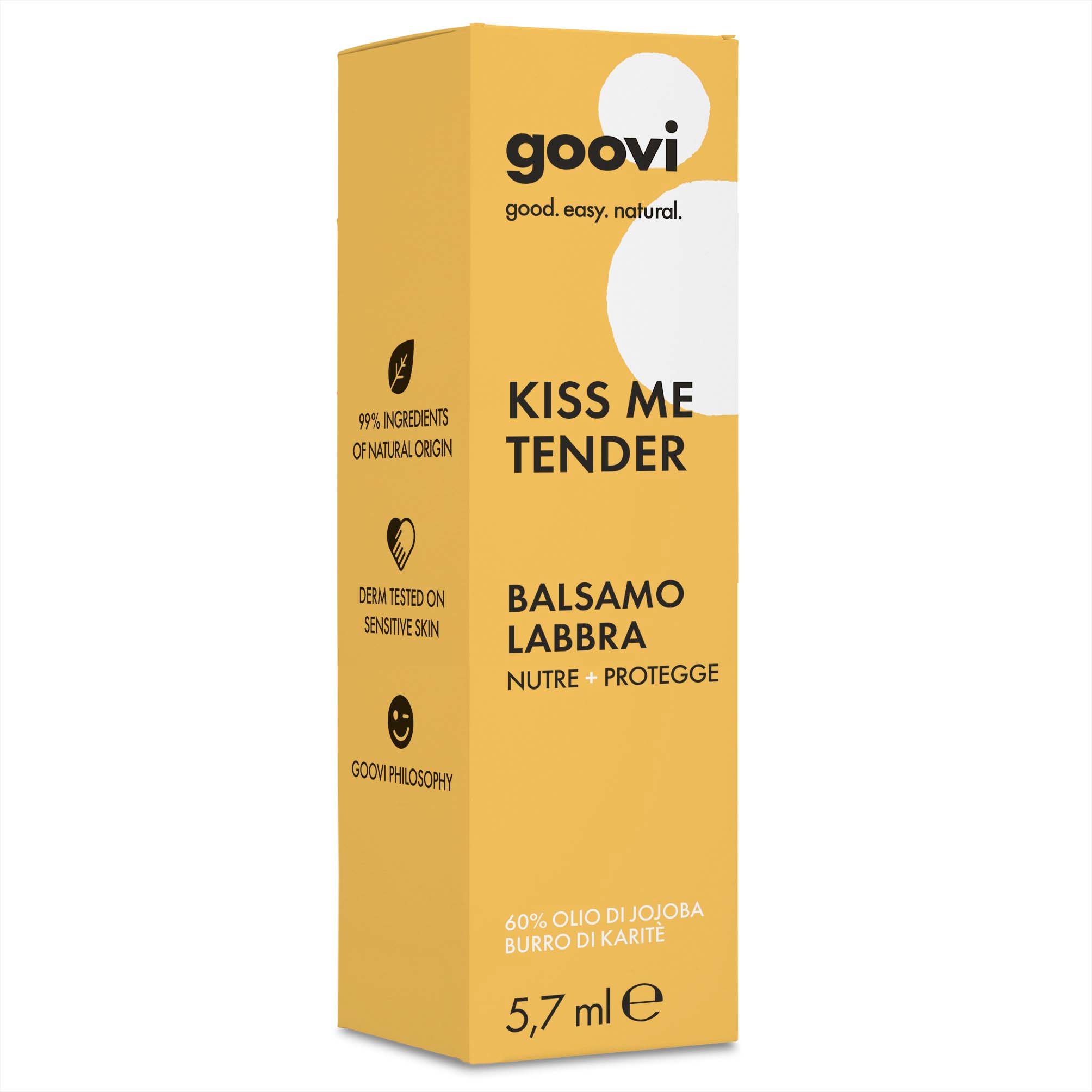 GOOVI KISS ME TENDER Balsamo labbra nutriente 5,7 ml