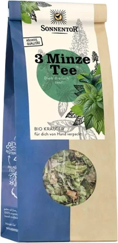 SONNENTOR 3-Mint-Tea aperto BIO 50g