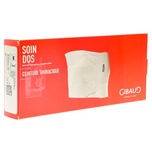 Cintura a coste GIBAUD donna taglia 1 70-95cm bianco