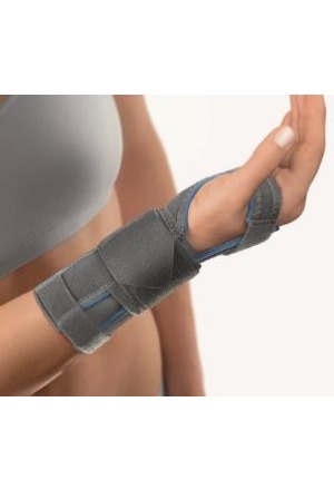 BORT supporto per polso stecca in alluminio L strap re grigio