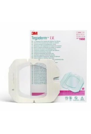 3M TEGADERM Medicazione in pellicola per uso endovenoso 12x12cm (n) 25 pezzi