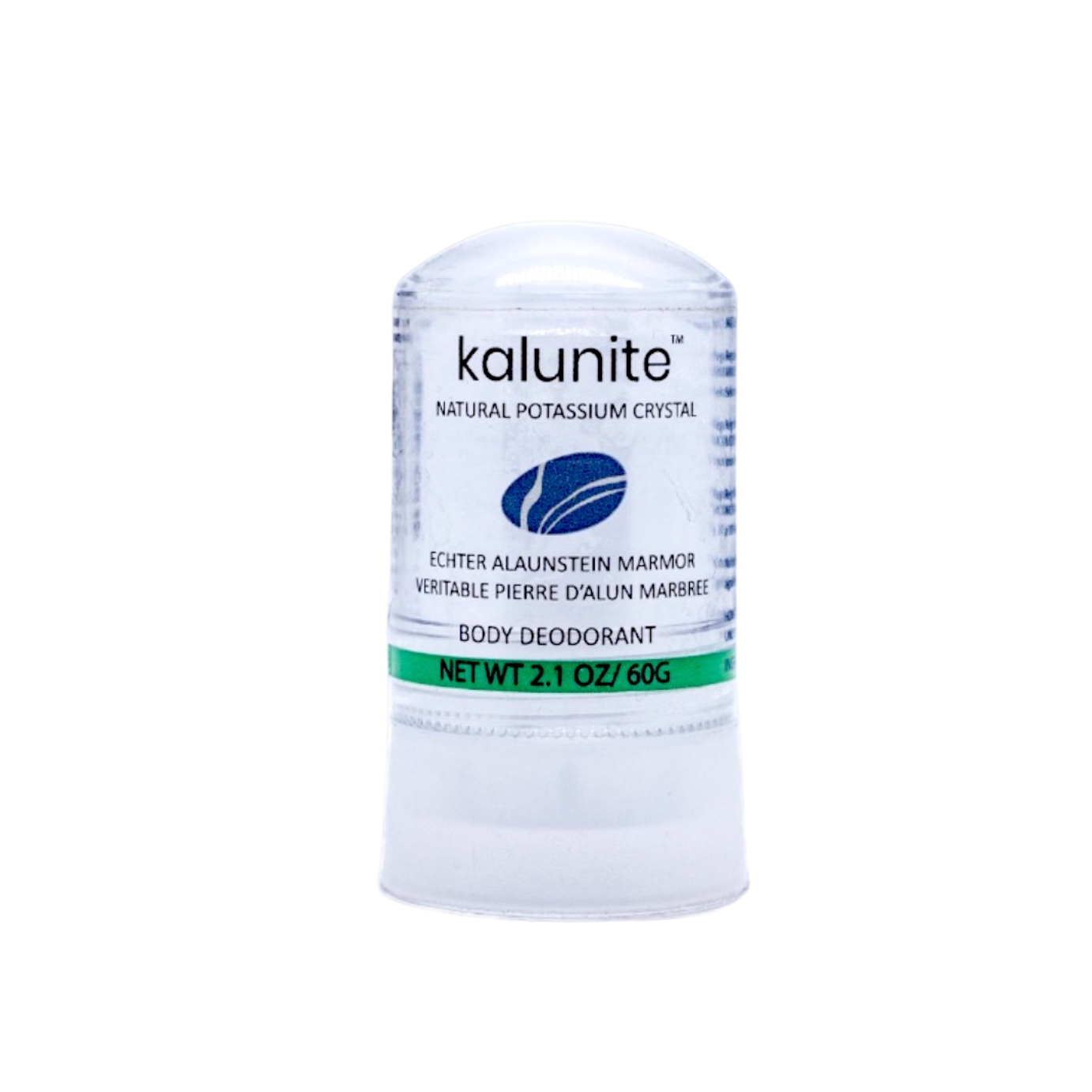 Kalunite vera pietra di allume di marmo grad+A deodorante 60g