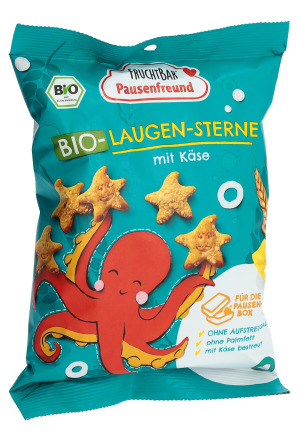 Fruchtbar Laugensterne bio con formaggio sacchetto 70g