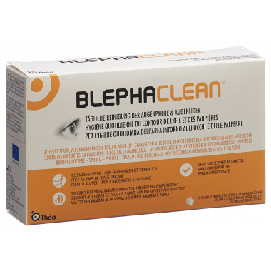 Salviette detergenti Blephaclean sterili confezionate singolarmente 20 pezzi