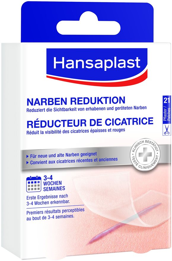 HANSAPLAST Cerotti per la riduzione delle cicatrici XL 21 pezzi