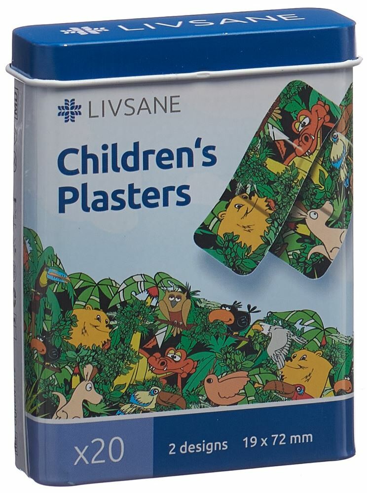 Livsane gessi per bambini Animali della giungla 20 pezzi