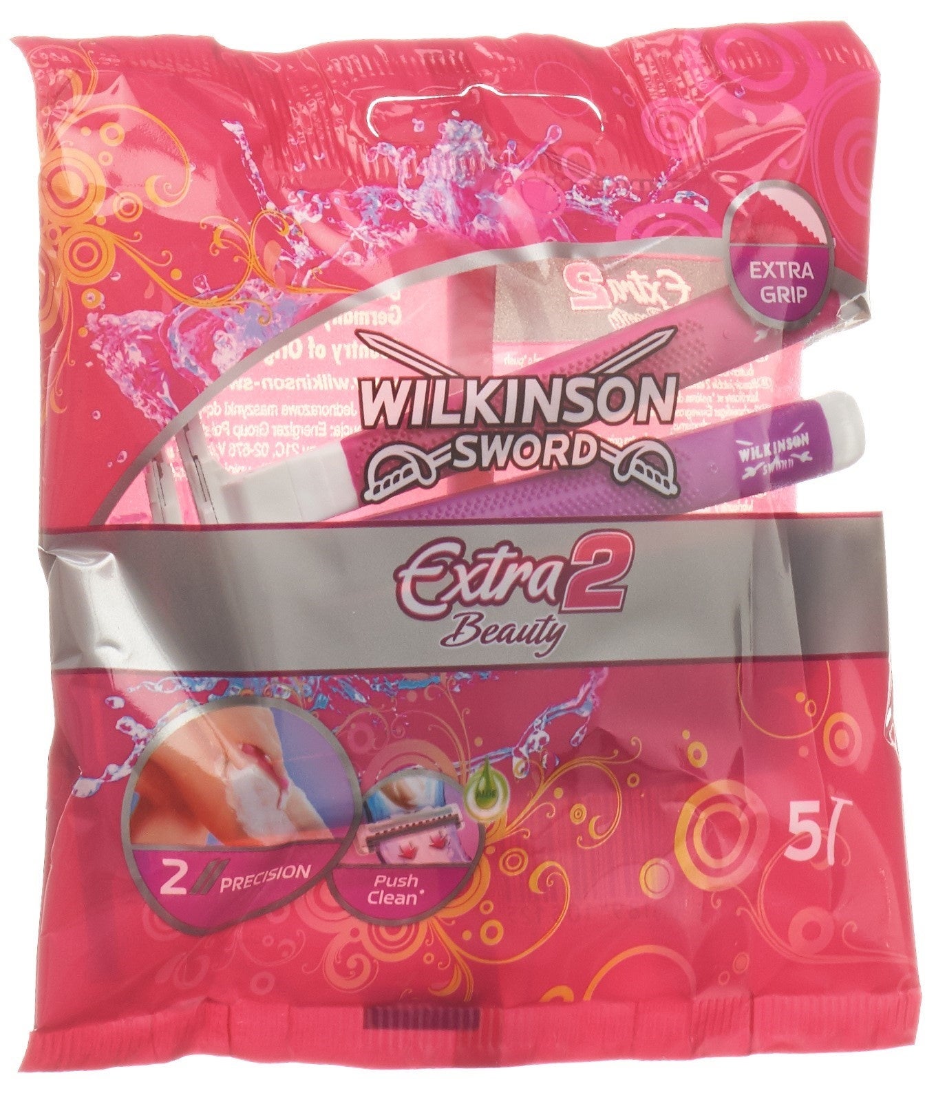 Wilkinson Extra II Beauty rasoio usa e getta da donna 5 + 2 pezzi