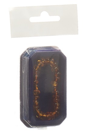 Bracciale d'ambra AMBERSTYLE 13 cm cognac