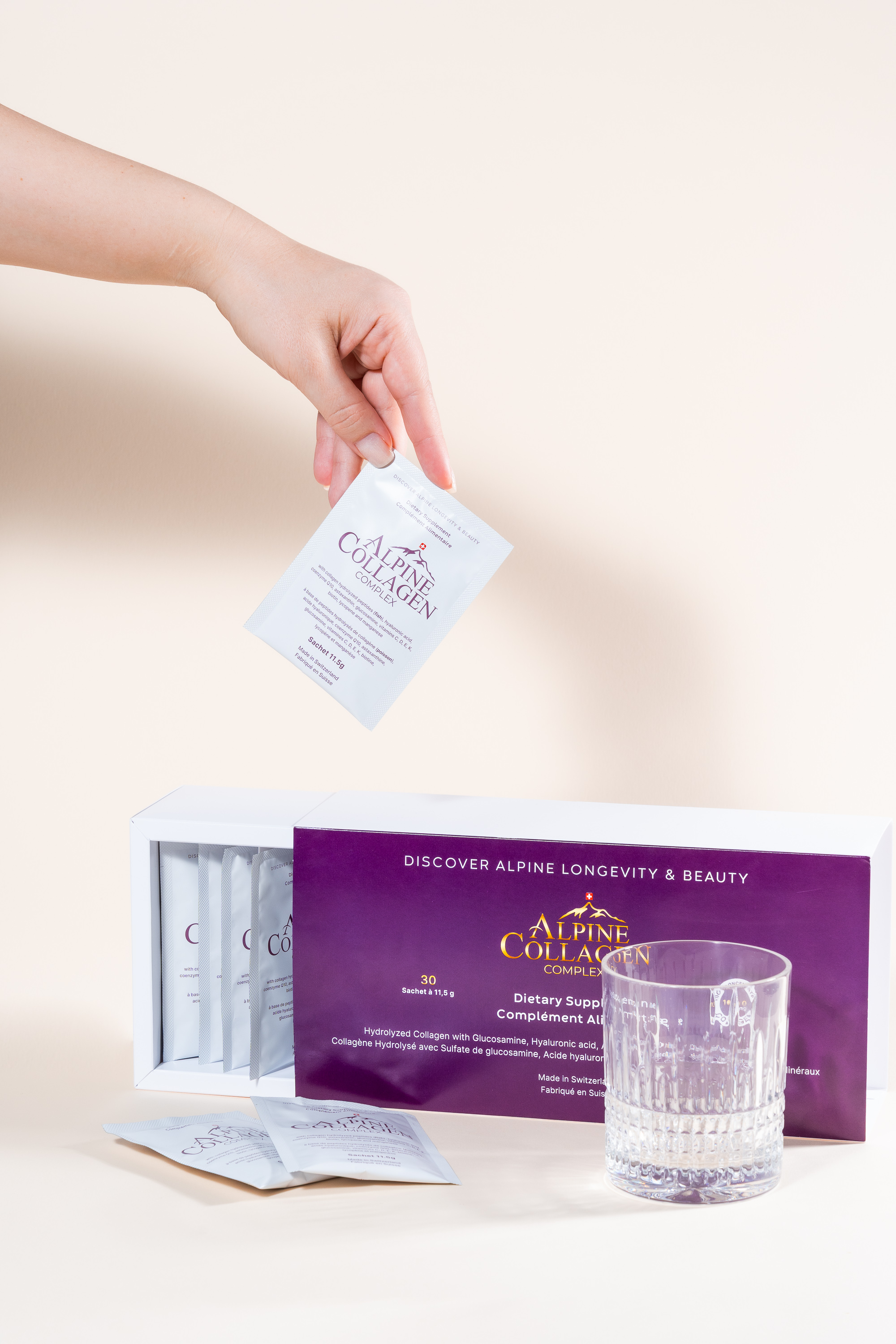 Complesso di collagene alpino 30 bustine da 11,5 g