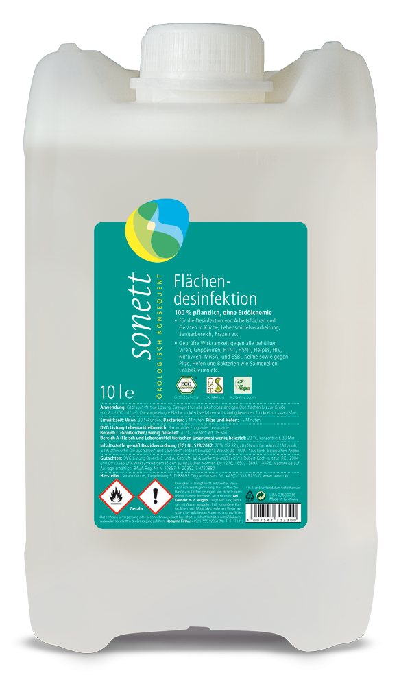 Sonett disinfettante per superfici 10lt