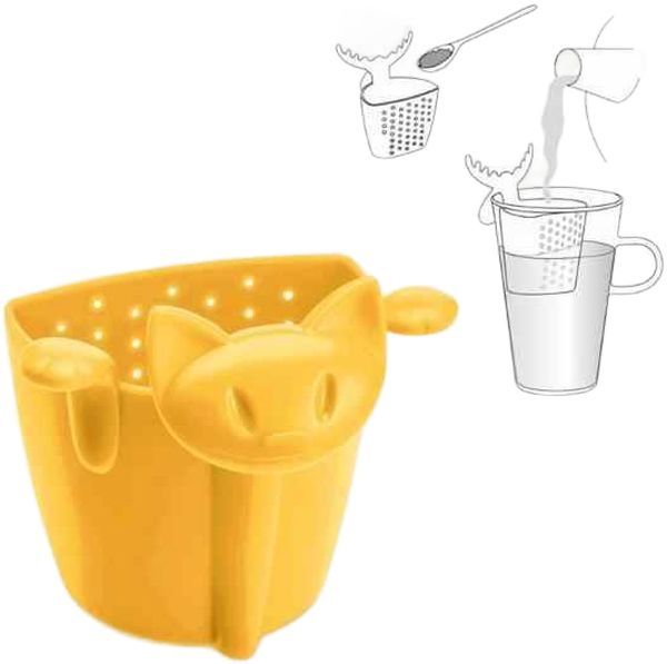 ERBORISTERIA Colino da tè Koziol Miaou biologico giallo
