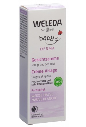 WELEDA BABY WHITE MALVE Crema viso Tb 50ml