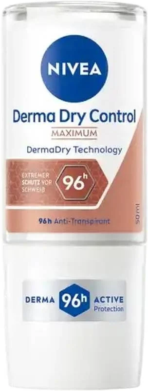 Nivea Deo Derma Dry Cont Max Roll-on Fem (n) 50 ml