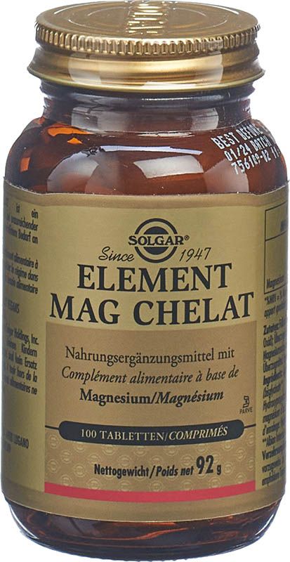 Solgar Element Mag Chelate Compresse Fl 100 pezzi