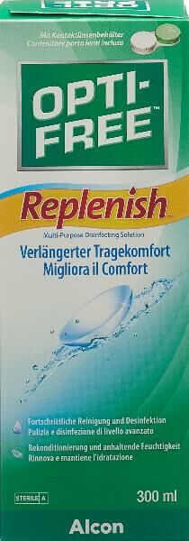 OPTI-FREE® Replenish soluzione disinfettante 300ml