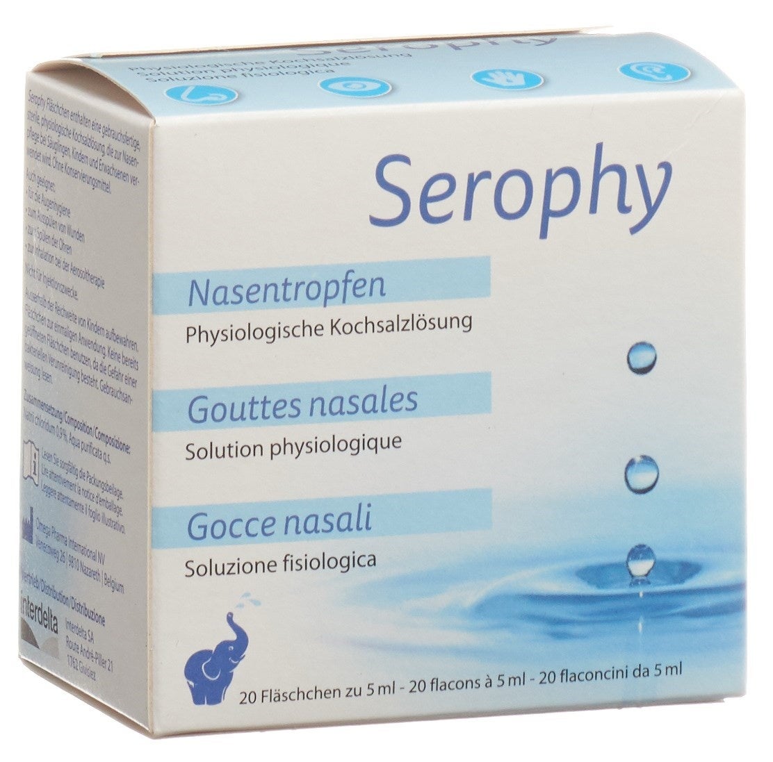 Serophy physiologische Lösung 5ml 20 Stück