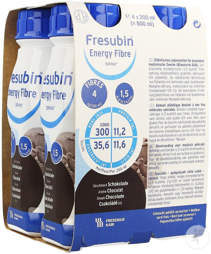 Fresubin 2 kcal Compact Fibre DRINK Cioccolato 4x 125ml