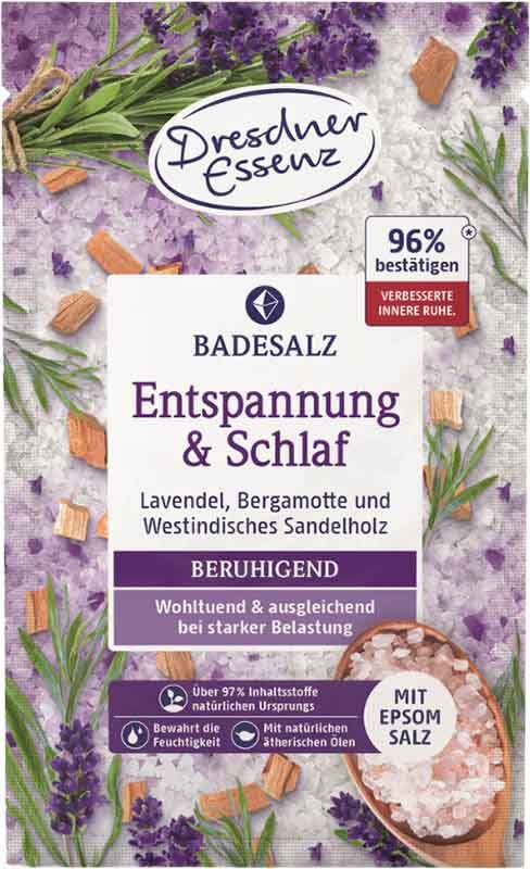 Dresdner Sali da bagno Rilassamento e sonno Sentire naturalmente sano 12 x 60g