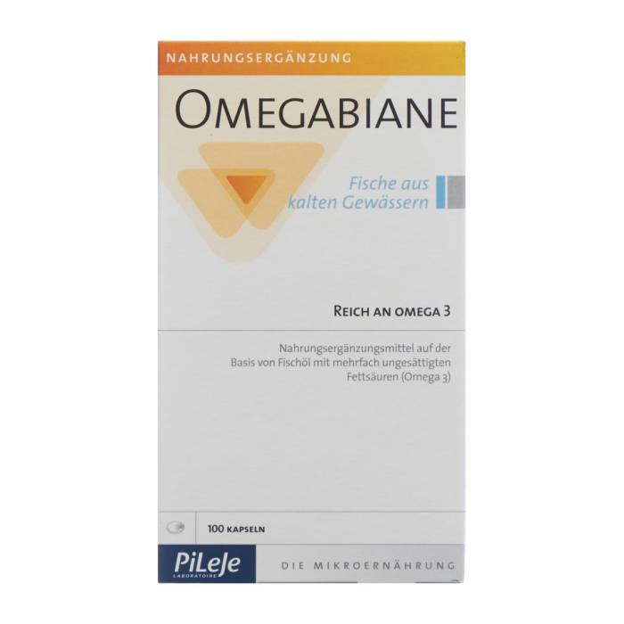 Omegabiane pesce da acque fredde capsule 100 pezzi