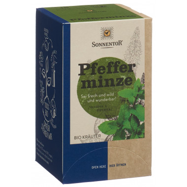 Sonnentor Menta piperita confezionato singolarmente BIO 18 pezzi