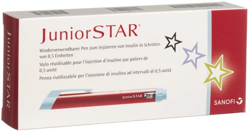 JuniorStar Lantus Apidra Penna per insulina rossa
