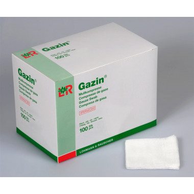 Gazin compresse di garza 10x10cm 16 pieghe sterili 10 x 10 pezzi
