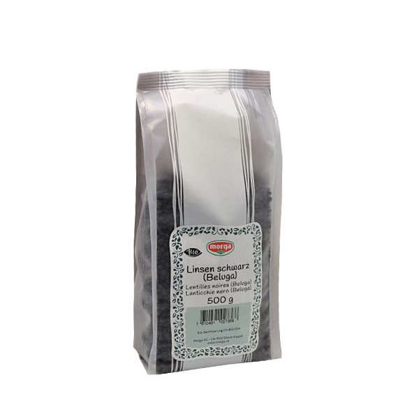 Morga Lenticchie nere Beluga Biologiche Btl 500g