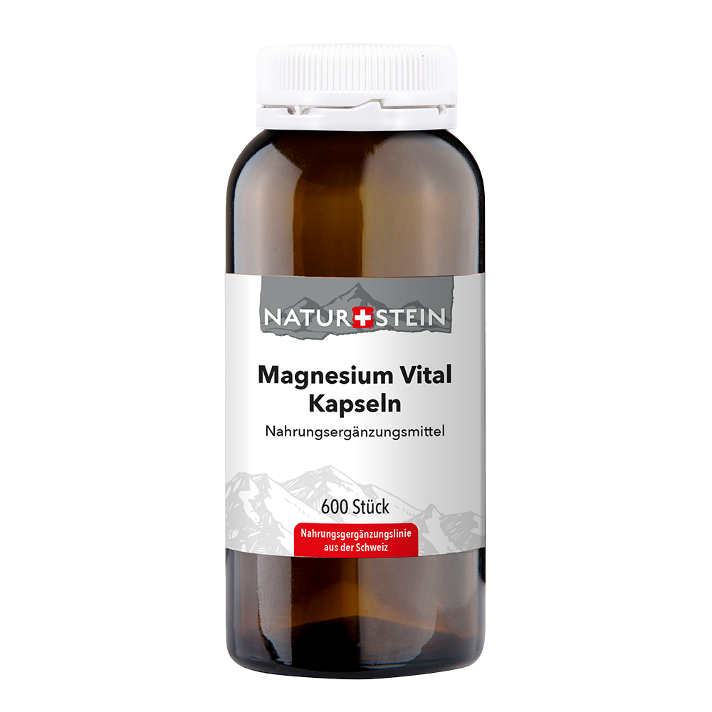 Pietra Naturale Magnesio Capsule Vitali 600 Capsule