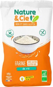 Farina di riso senza glutine Nature & Cie 500g