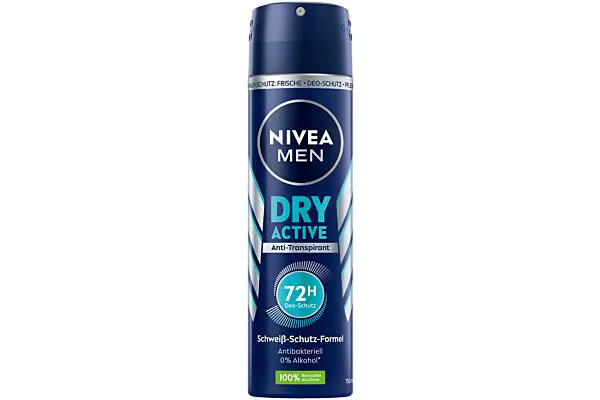 Nivea Male Deo Fresh Active Aeros Spr 150 ml