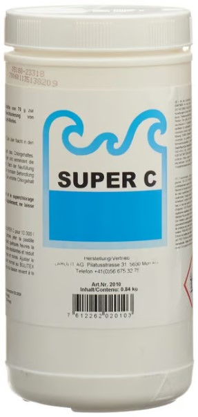 SUPER C compresse shock al cloro 70g 12 pezzi