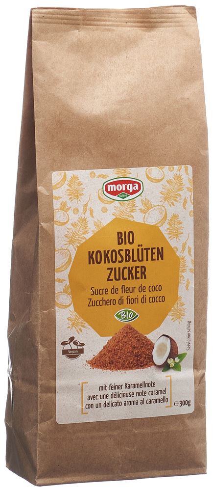MORGA zucchero di cocco biologico 300g