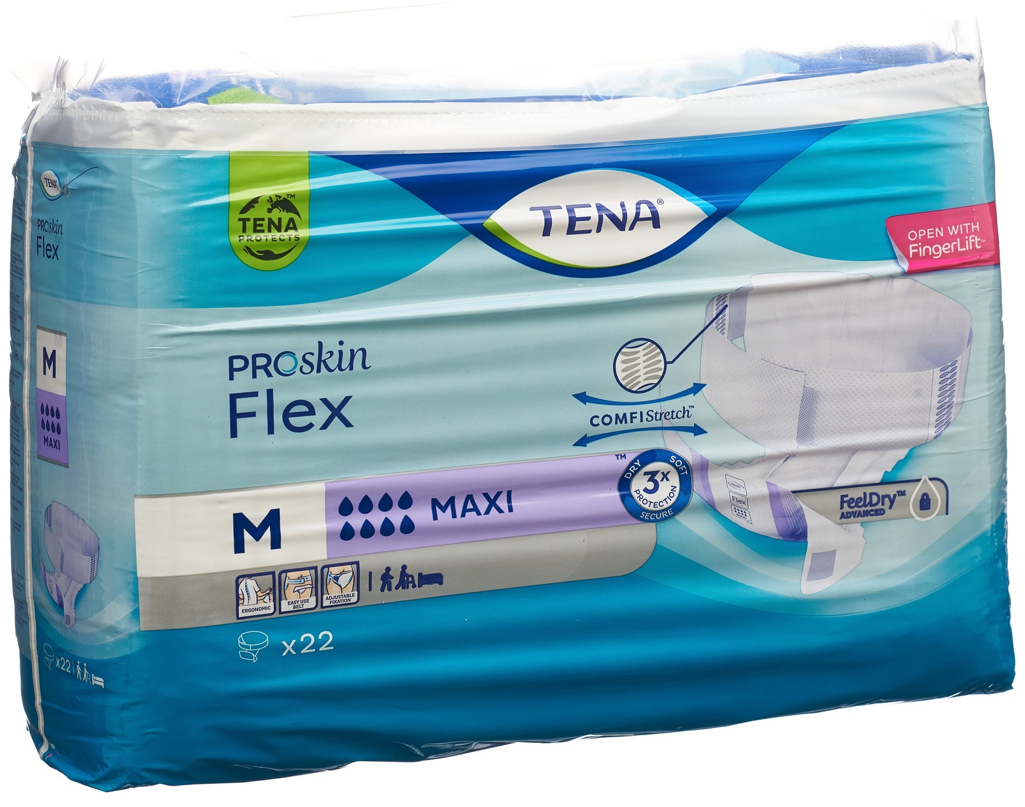 TENA Flex Maxi M 22 pezzi