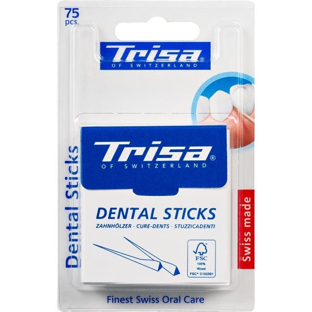 Trisa Bastoncini dentali in legno