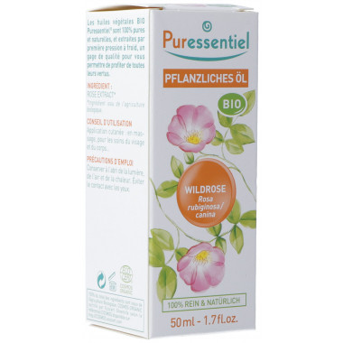 Puressentiel Olio Vegetale Biologico di Rosa Selvatica 50ml