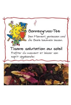ERBORISTERIA Bustina di tè Saluto al sole 160g