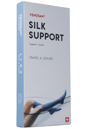Calze di sostegno Venosan Silk A-D M beige 1 paio
