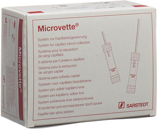 MICROVETTEN 100 Potassio EDTA per ematologia 100 pezzi