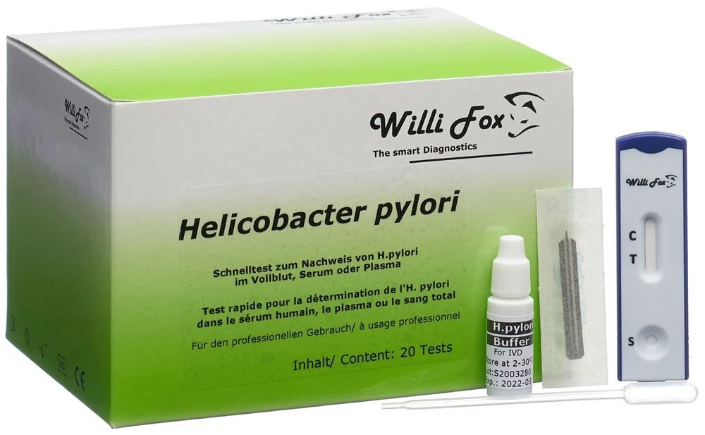 Willi Fox Test del sangue per l'Helicobacter Pylori 20 pezzi