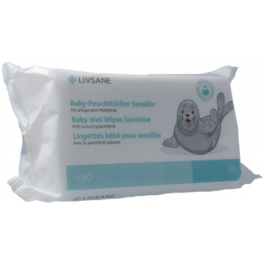 Livsane Baby-Feuchttücher Sensitiv 80 Stück