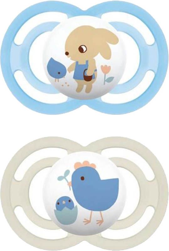 MAM Perfect Night Nuggi in silicone 6-16 mesi bambino 2 pezzi